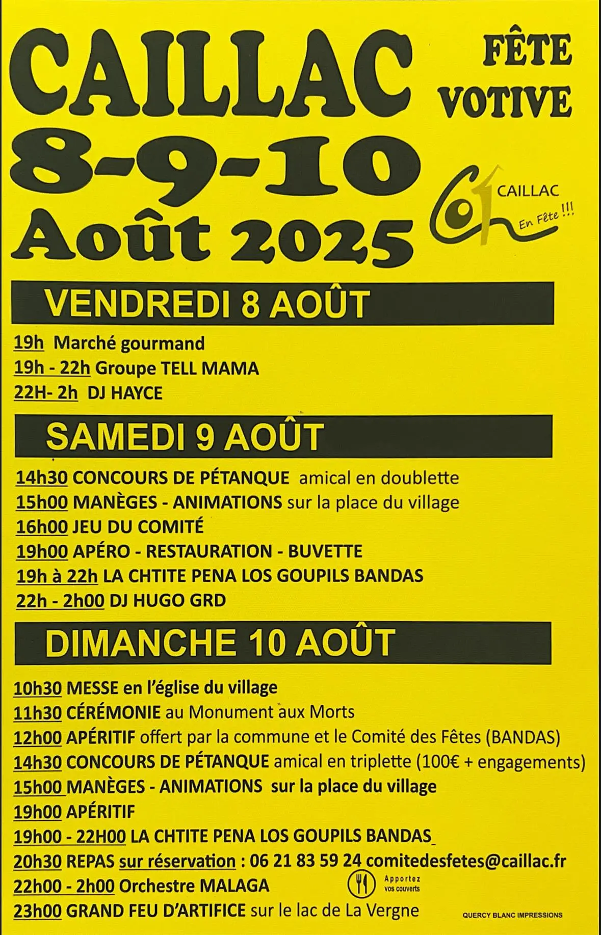 fête caillac