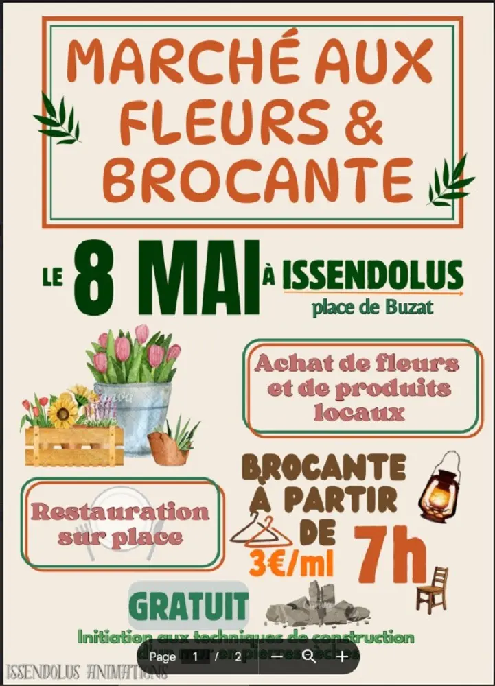 Flyers fête des fleurs