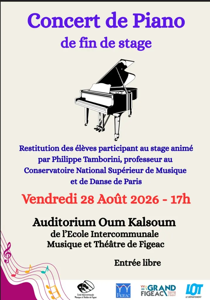 fin de stage piano emi