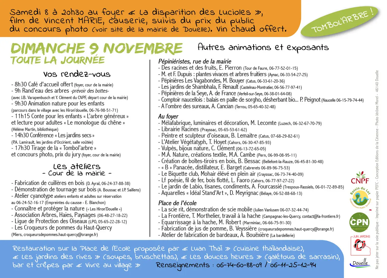 flyer verso (1) Fête de l'arbre Douelle