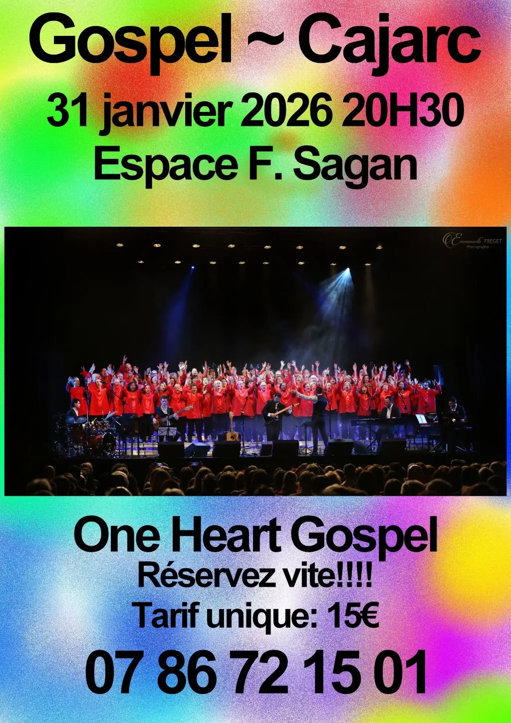 Concert Gospel One Heart Gospel à Cajarc