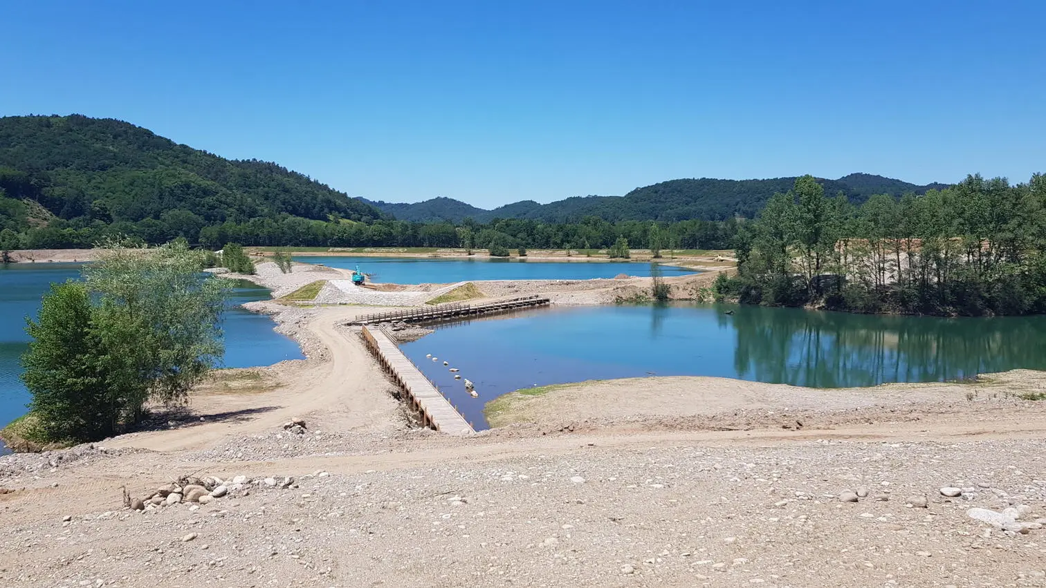 Réserve Départementale de Biodiversité Les Gravières juste après les travaux