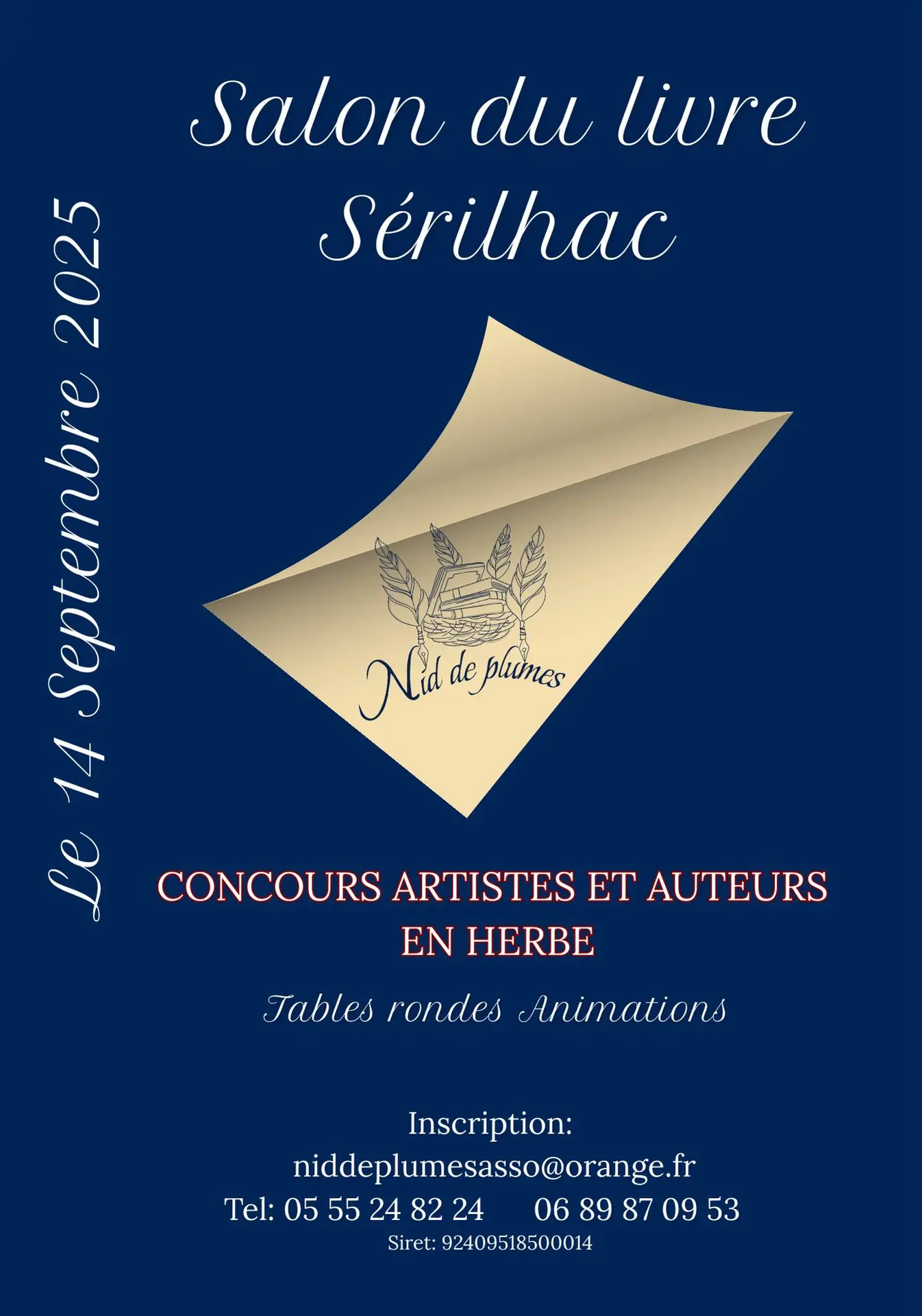 Salon du livre à Sérilhac