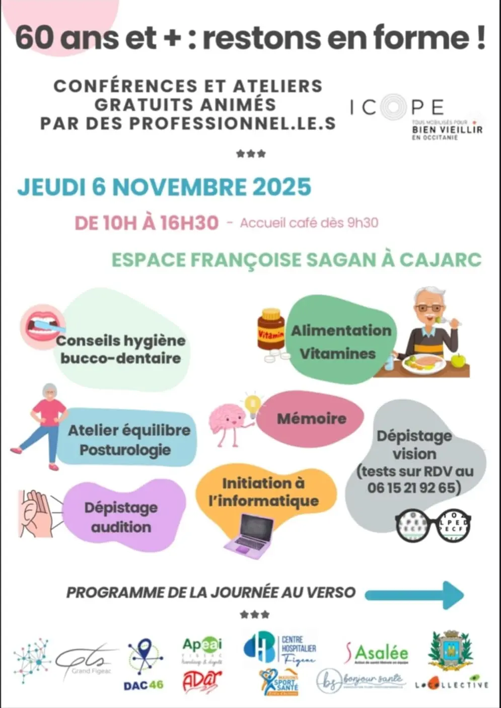 60 ans et + : restons en forme !