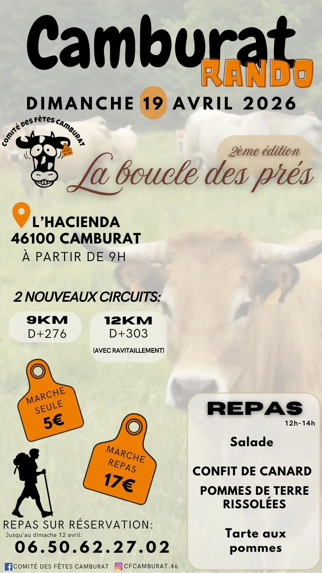 Randonnée à Camburat : la boucle des prés