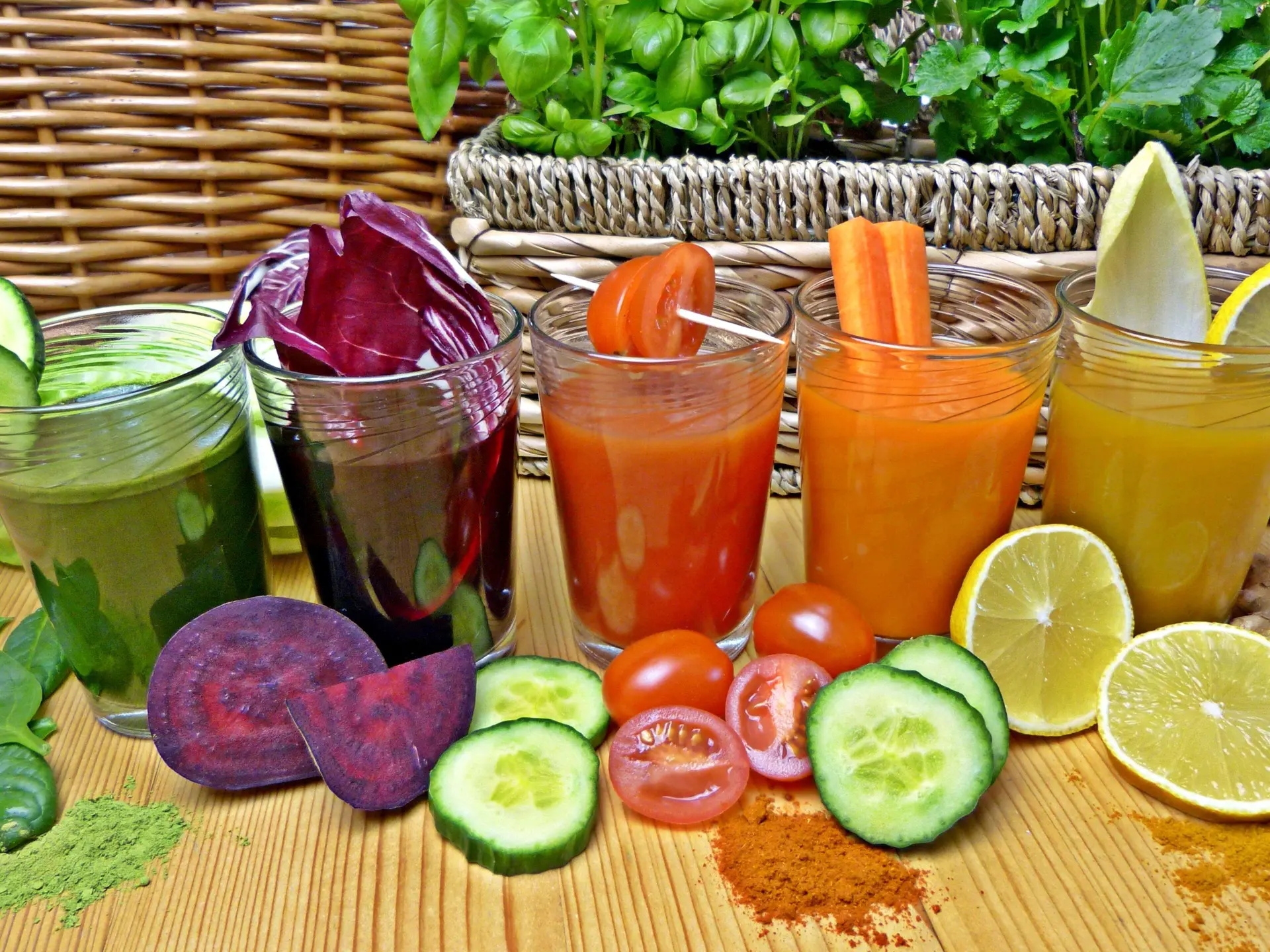 jus de fruits et legumes detox