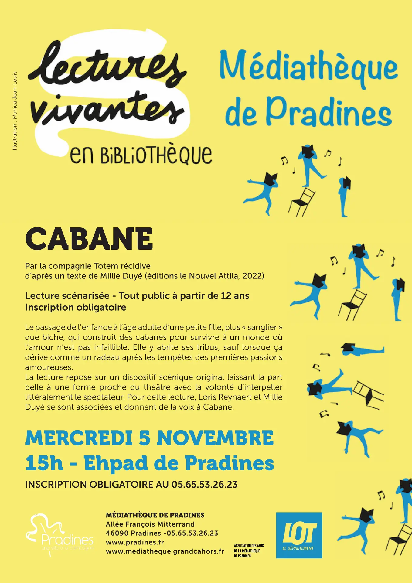 lecture vivante Pradines 51125