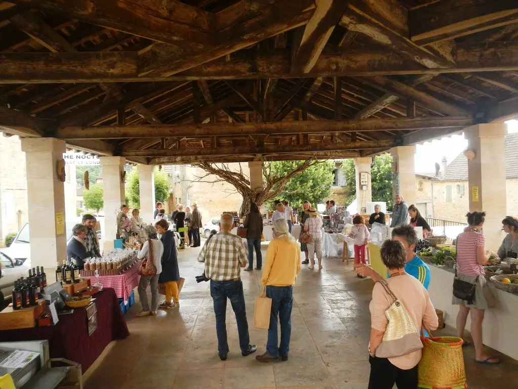 marché bio goujounac