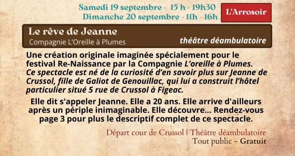 spectacle théatral