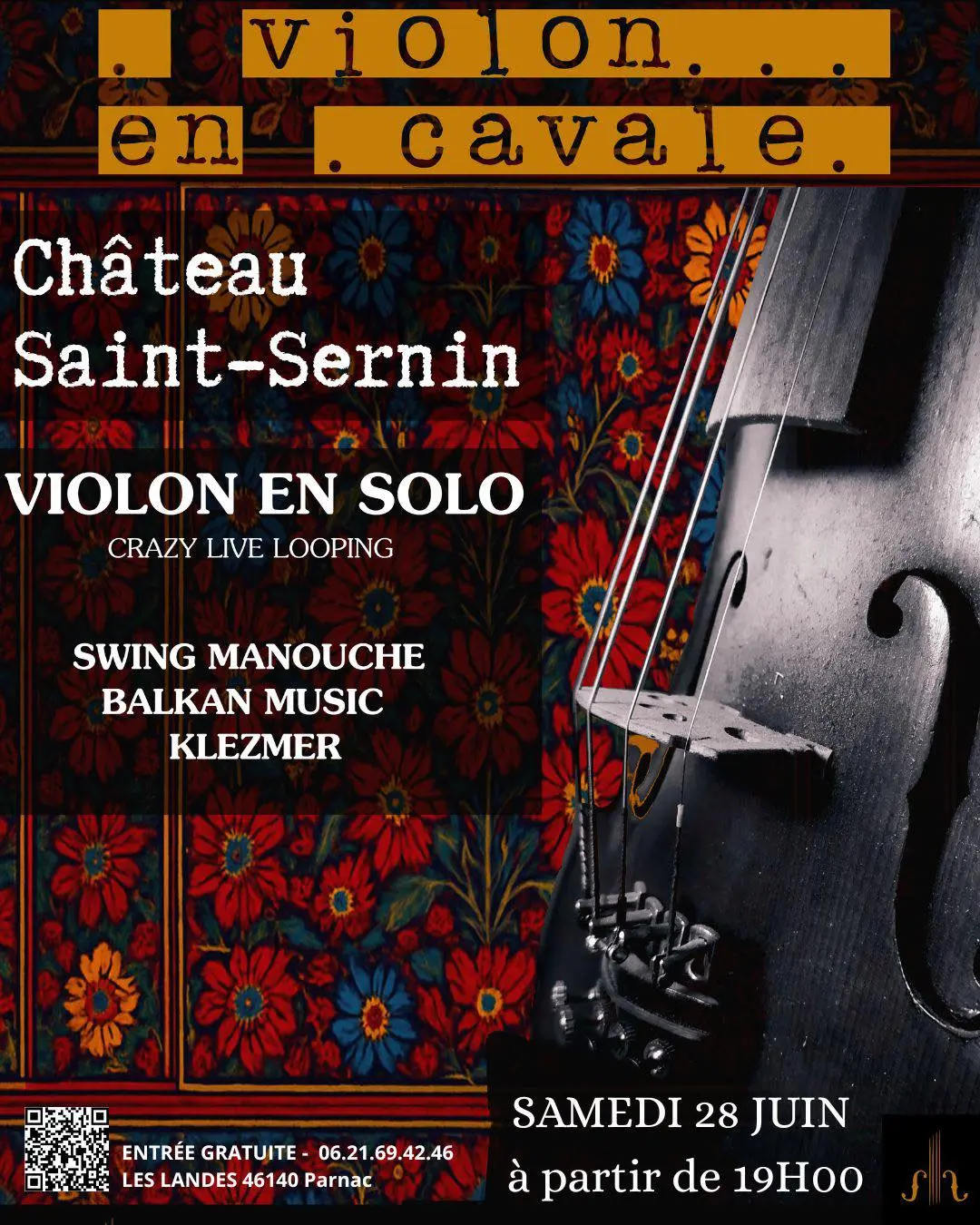 Violon en Cavale st sernin 28 juin