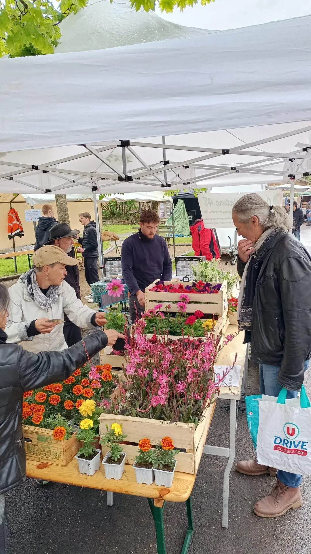 Marché du printemps à Esclanèdes