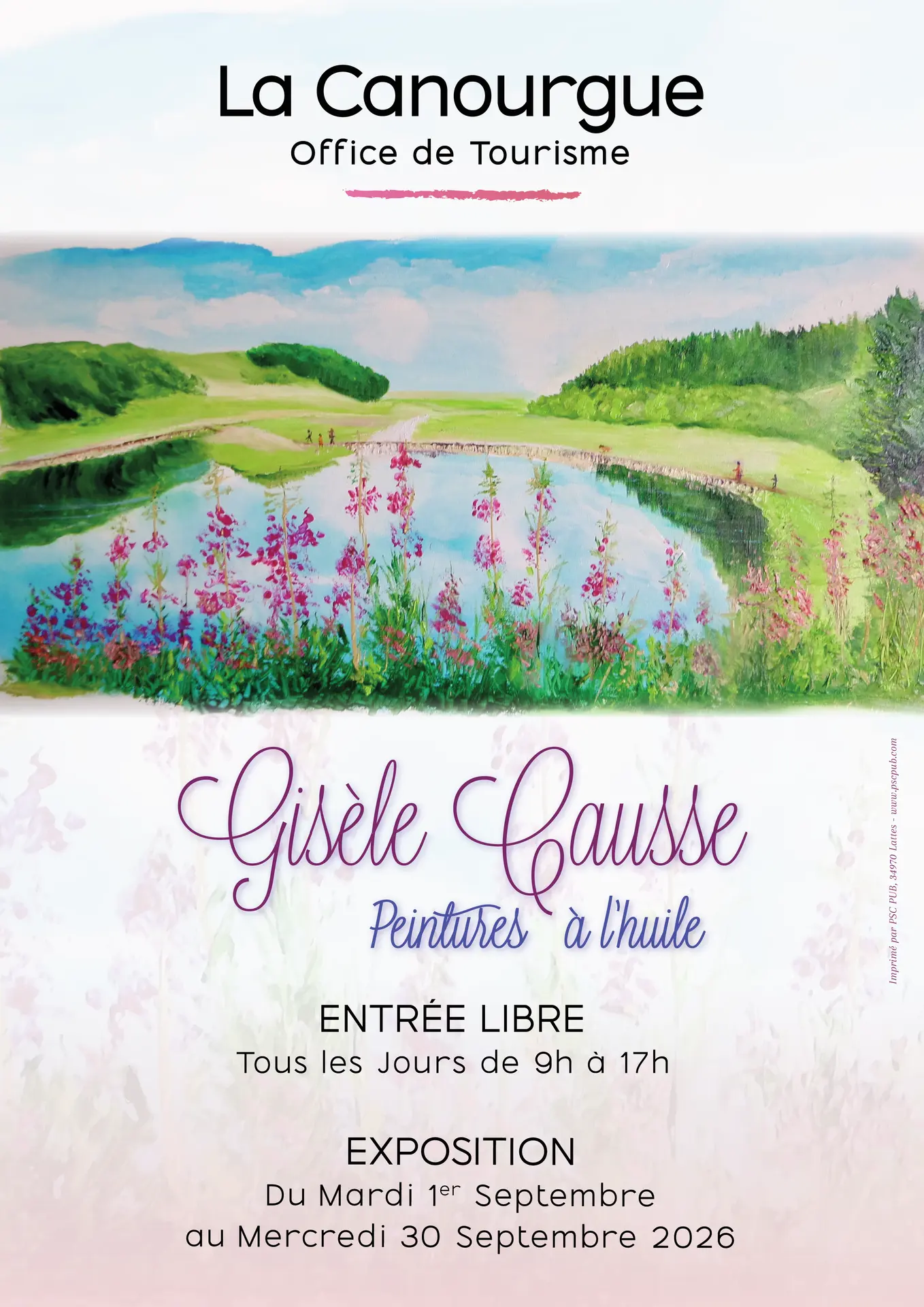 Exposition de Mme Causse à La Canourgue