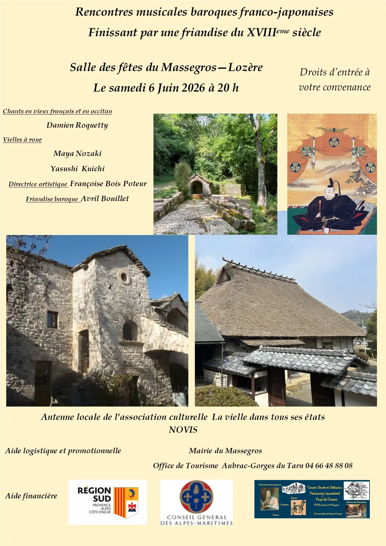 Concert Rencontres baroques franco-japonaises