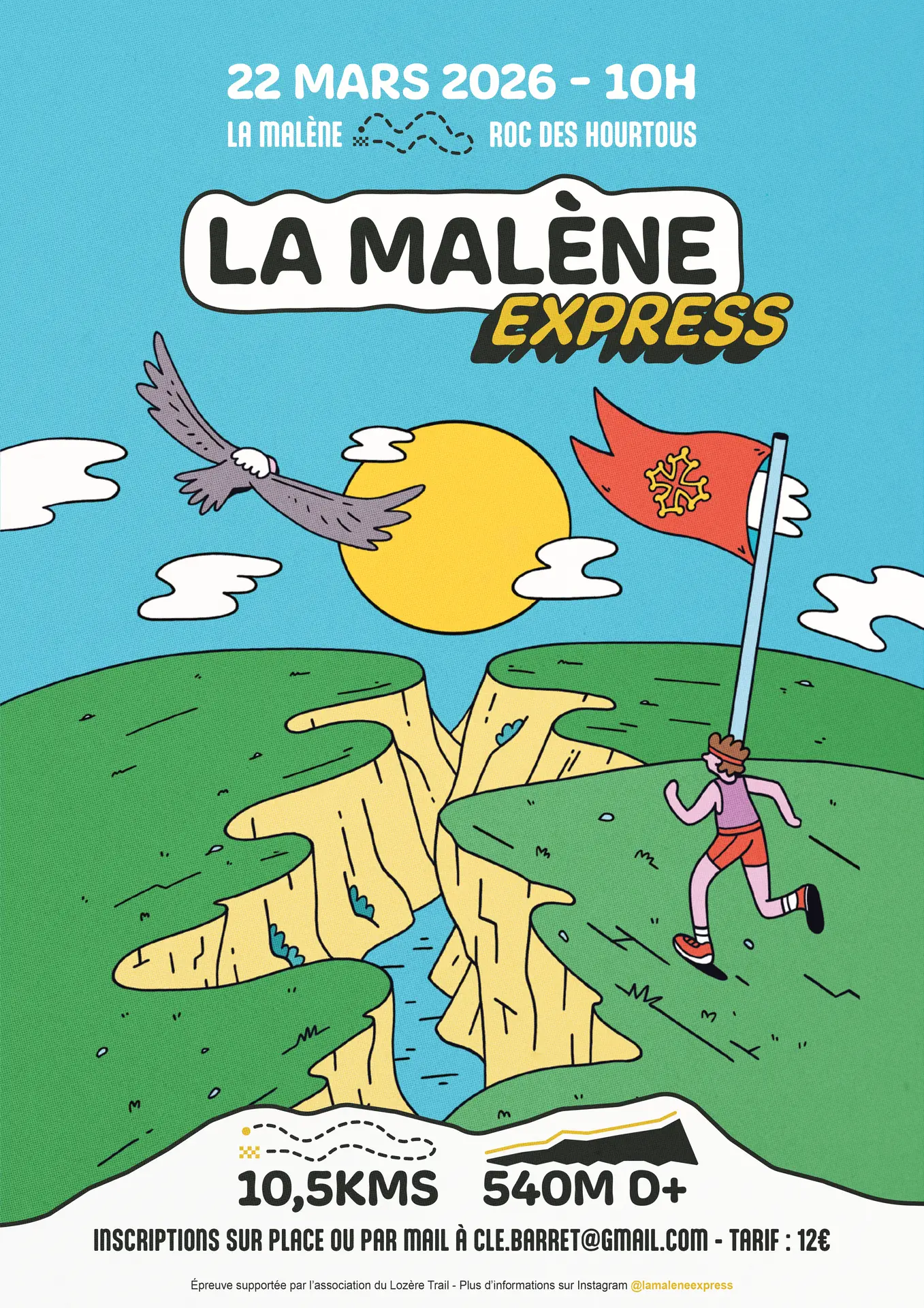 Affiche la Malene express