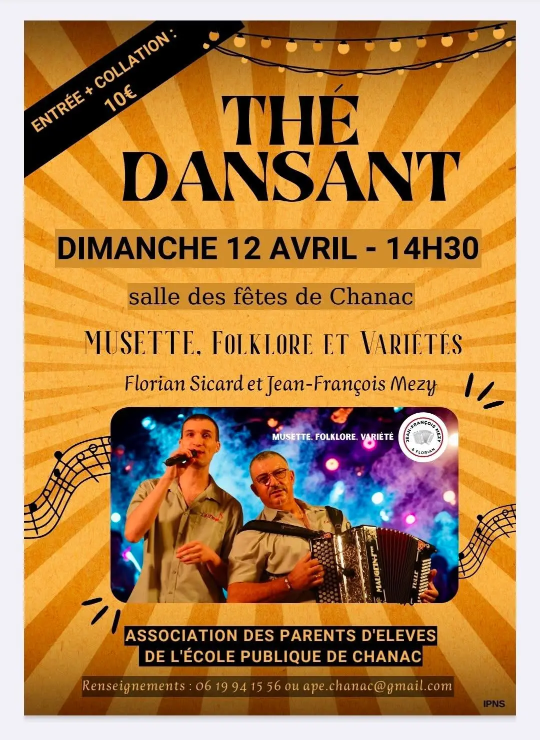 thé dansant à chanac