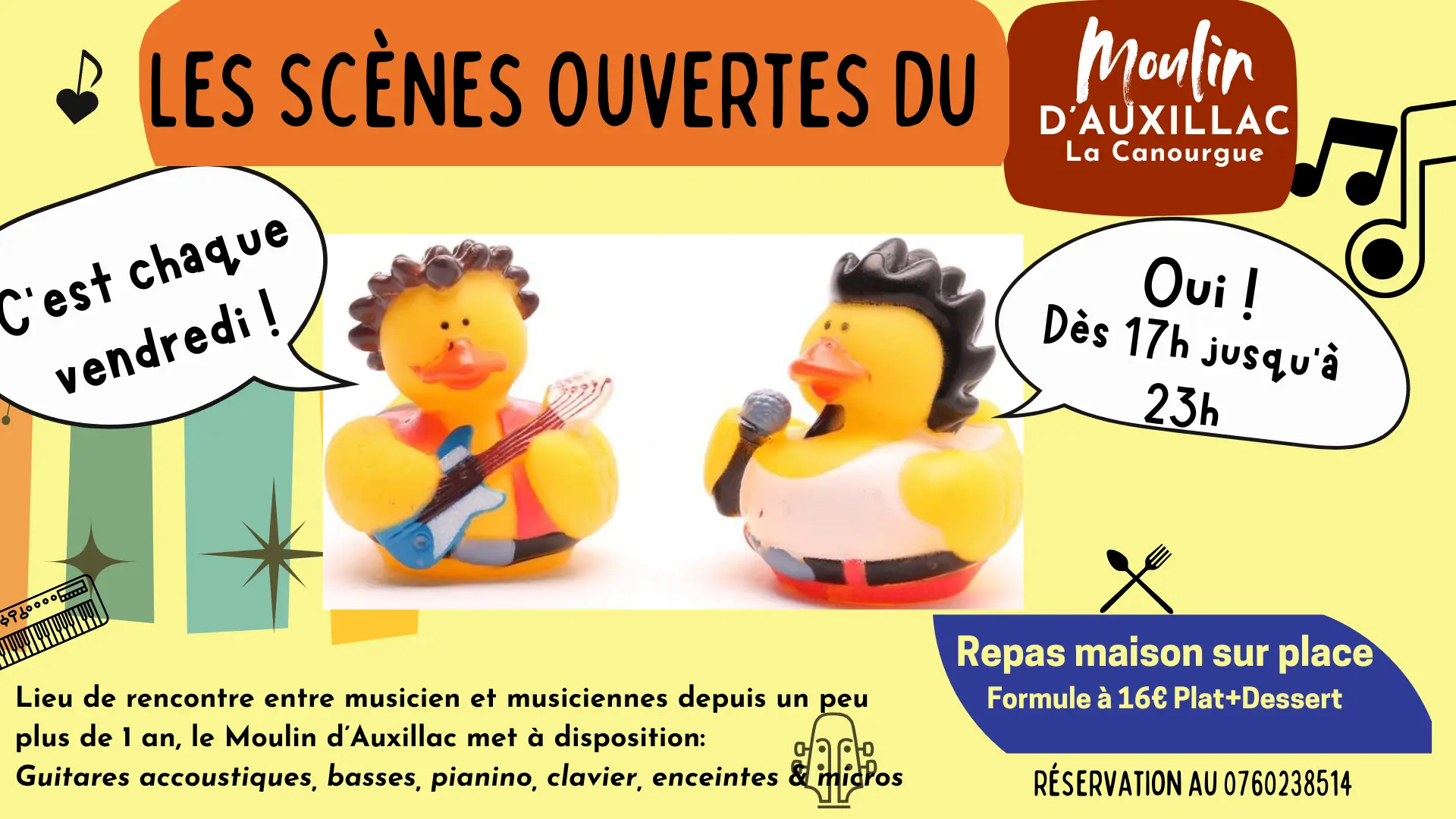 Les scènes ouvertes du vendredi