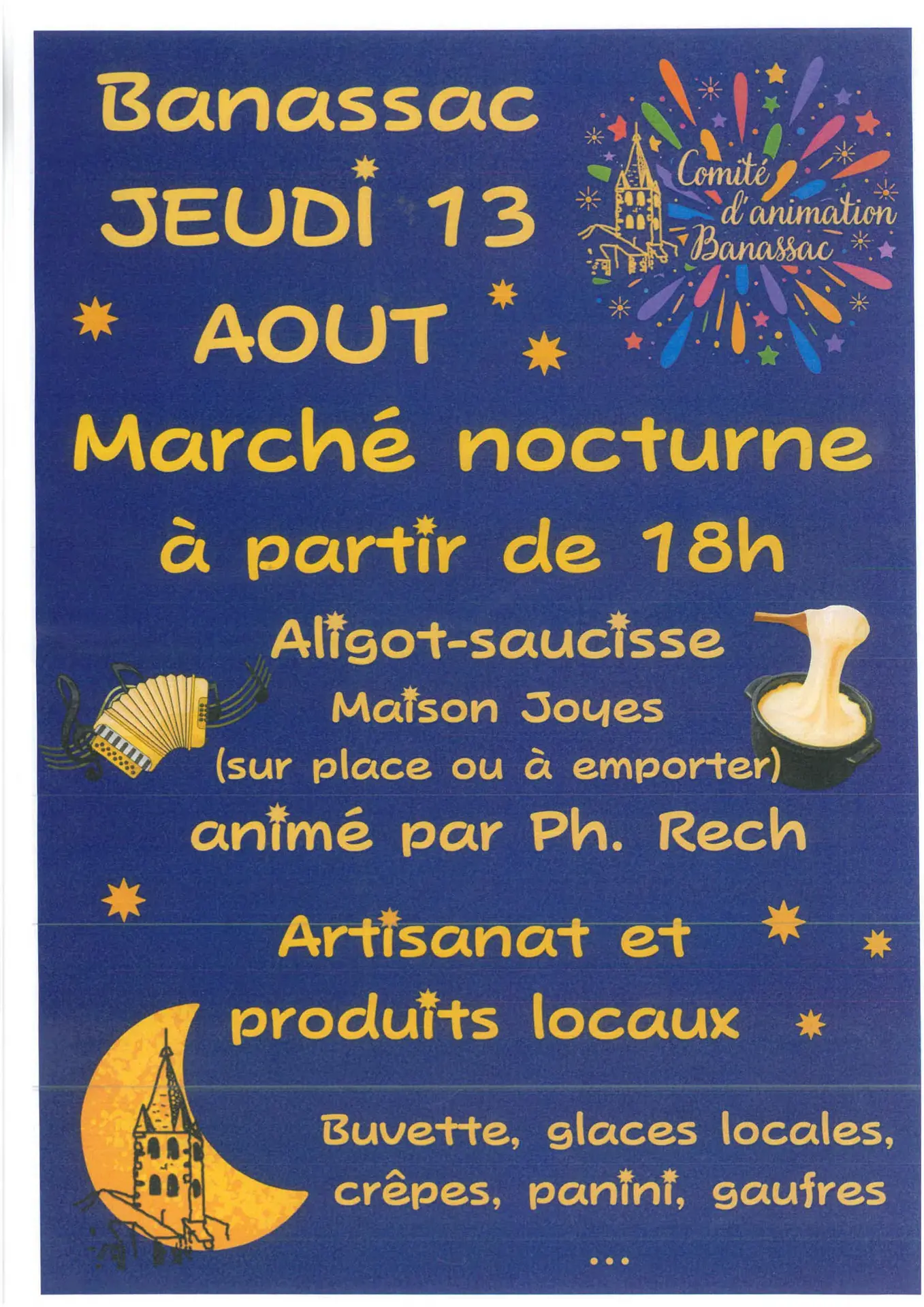 Marché nocturne de Banassac