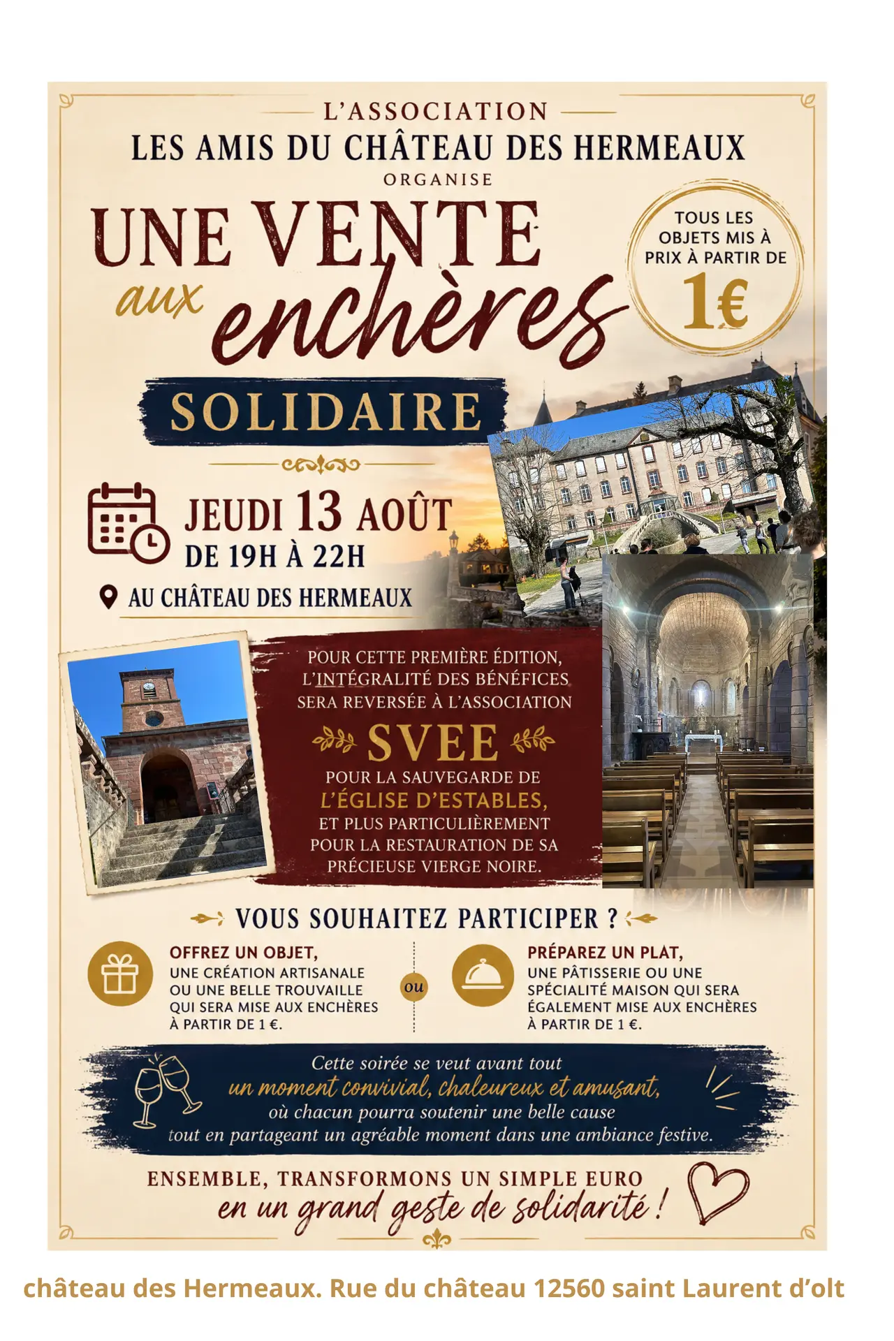château des Hermeaux. Rue du château 12560 saint Laurent d’olt - 1