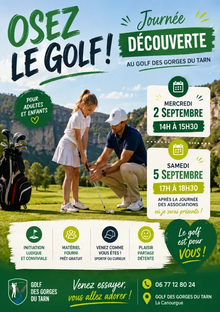 Journée découverte du golf