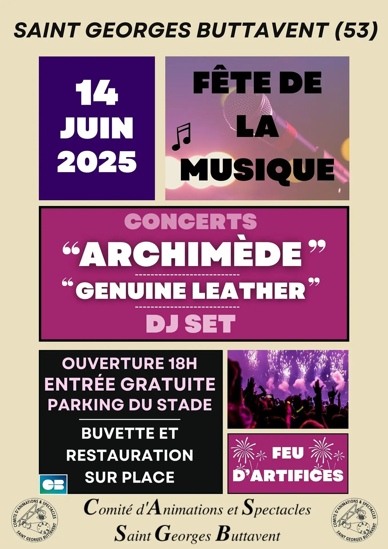 Fête de la musique Saint-Georges-Buttavent