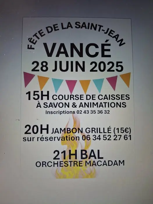 Affiche Fête à Vancé