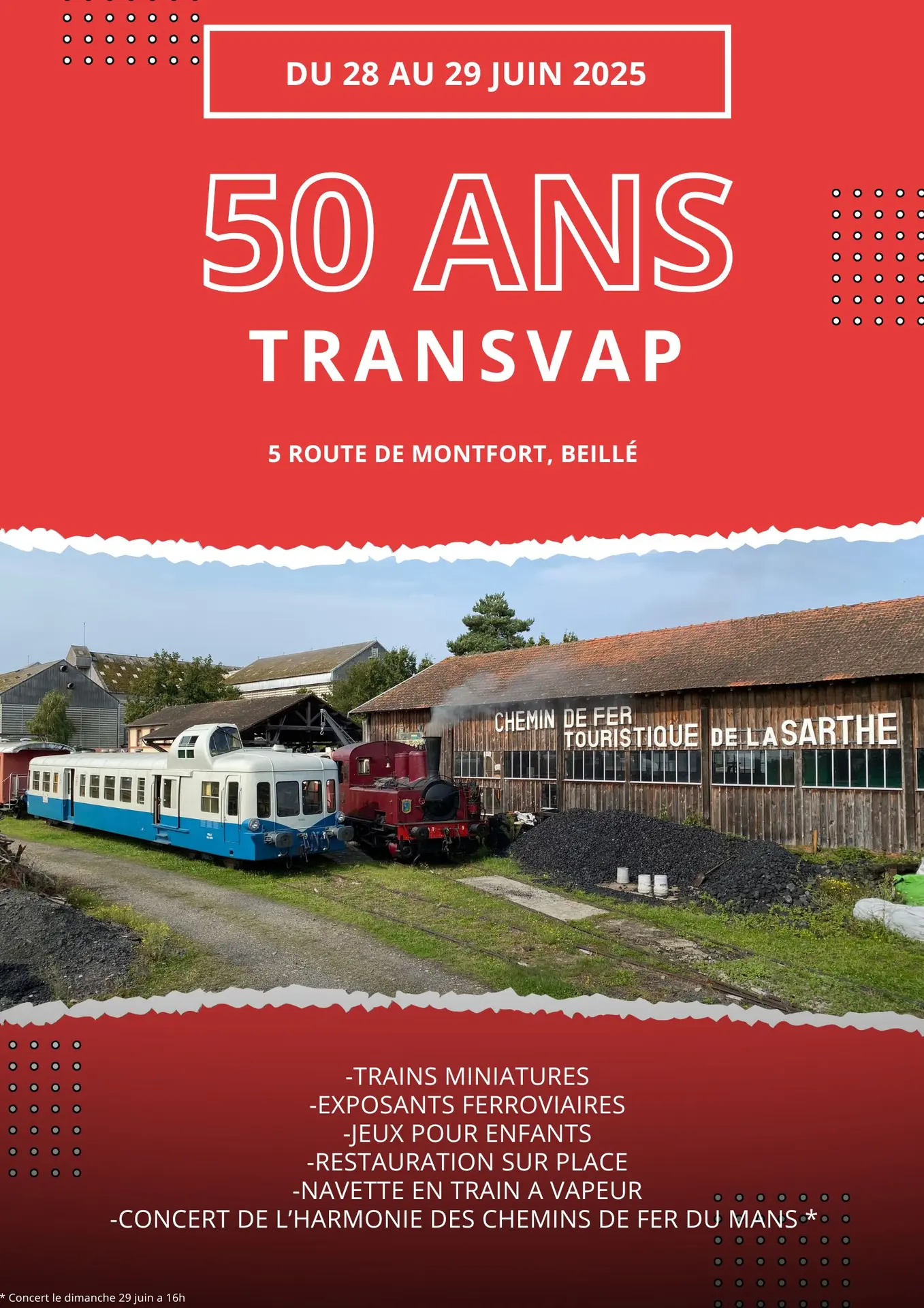 50 ans rouge A3 - 1