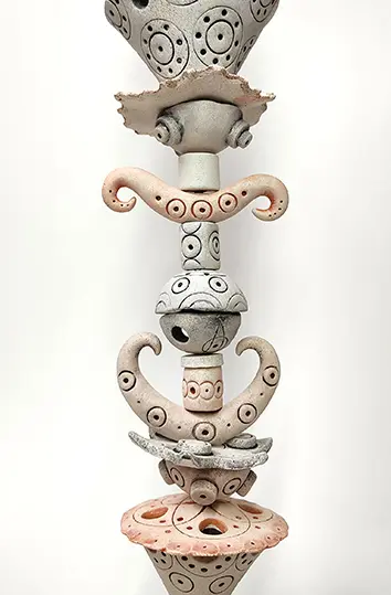 Petit totem de jardin