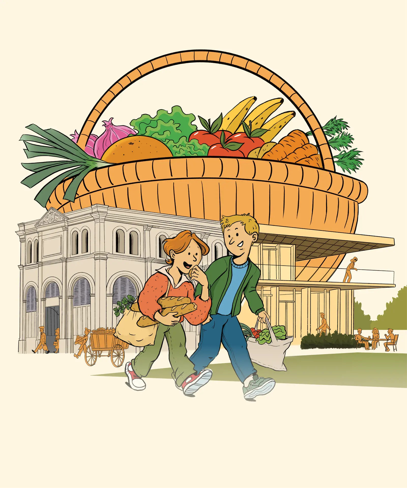 Affiche de l'exposition Miam ! Manger à Laval : toute une histoire !