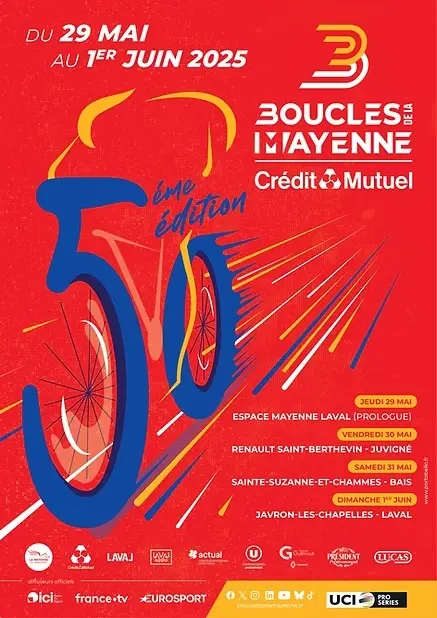 Affiche-50-eme-edition-boucles-de-la-mayenne-2025