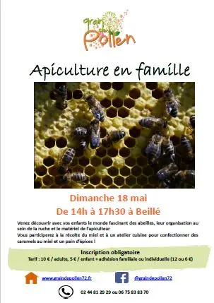 Affiche Apiculture en famille