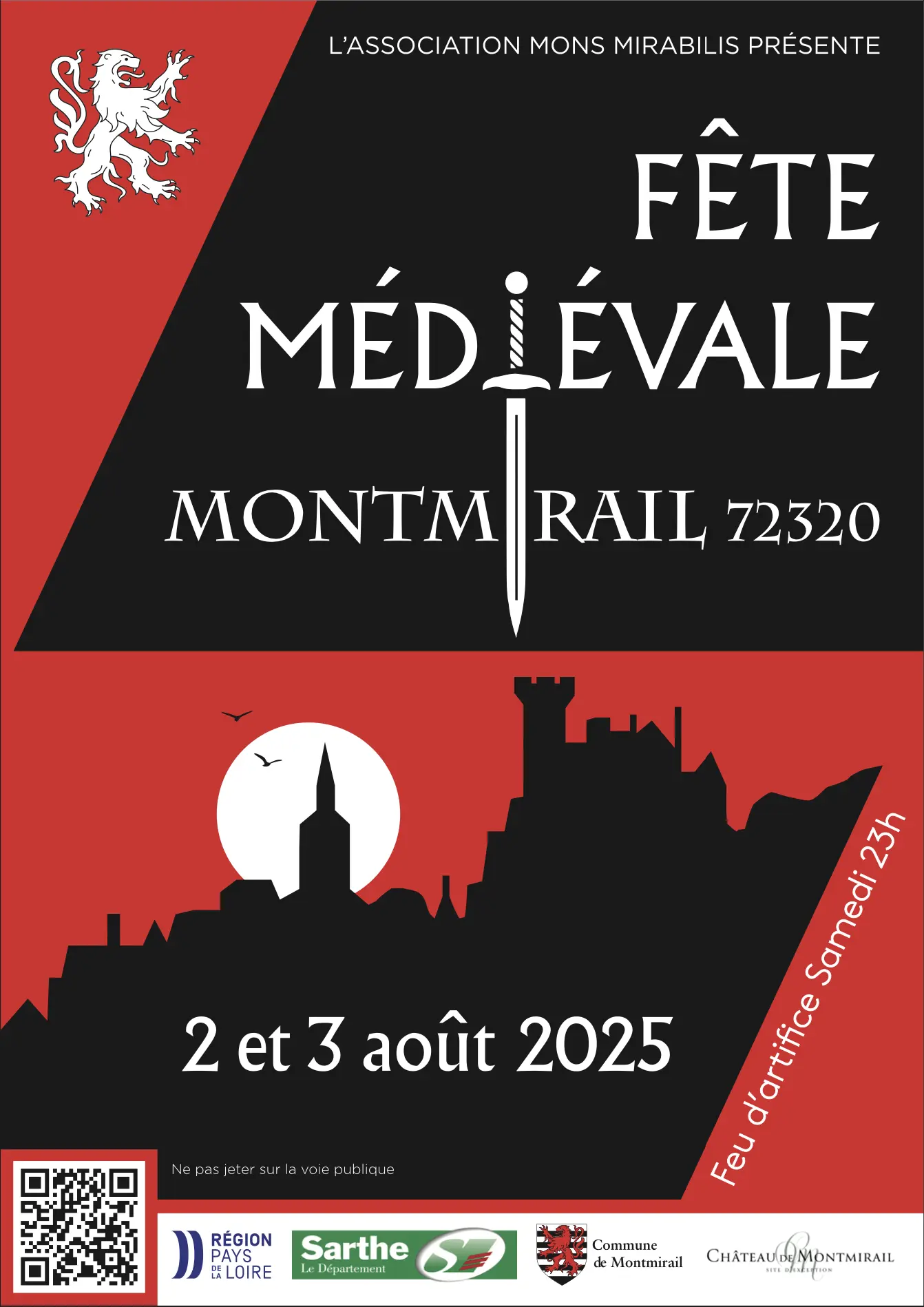 Affiche fête médiévale 2025
