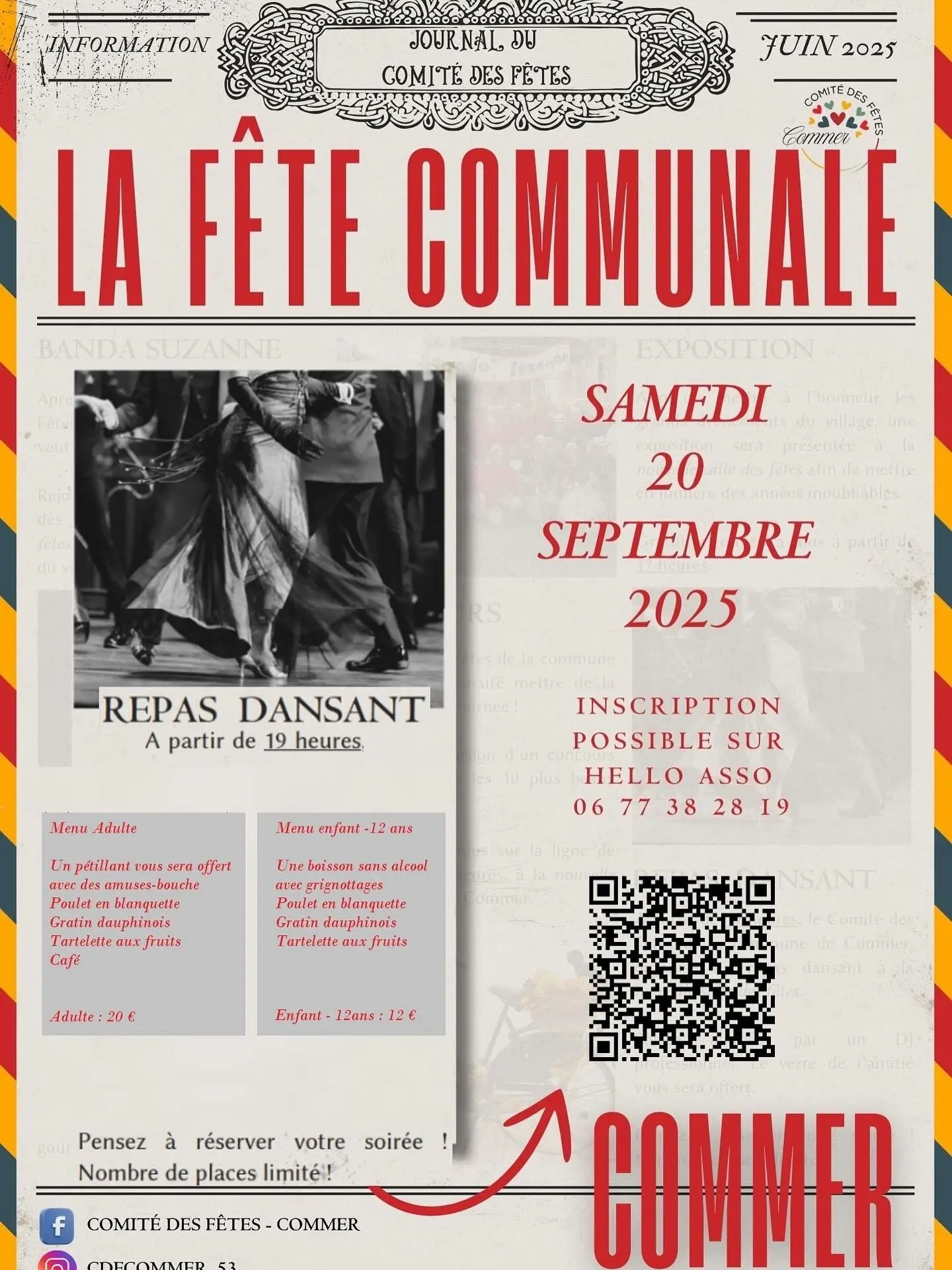 FËTE COMMUNALE COMMER
