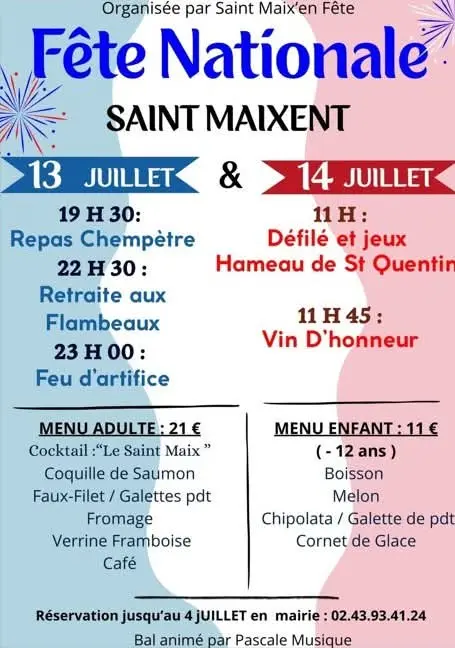 Fete nationale St Maixent