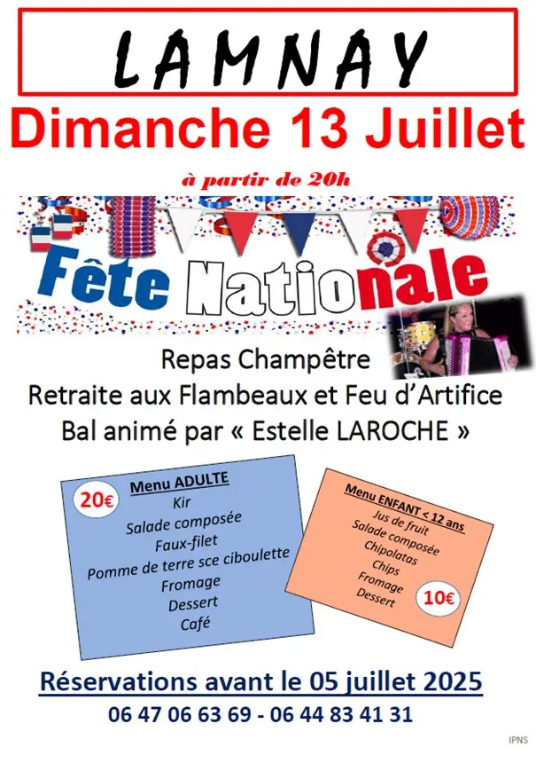 Fete nationale lamnay