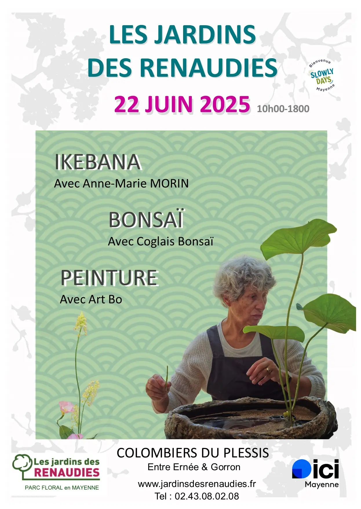 Ikebana - Bonsaï & Peinture - Les Jardins des Renaudies - Dimanche 22 Juin 2025