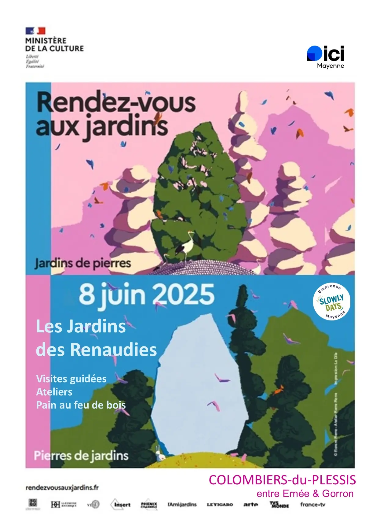 Les Jardins des Renaudies  -  Rendez-vous aux Jardins - Dimanche 8 Juin 2025