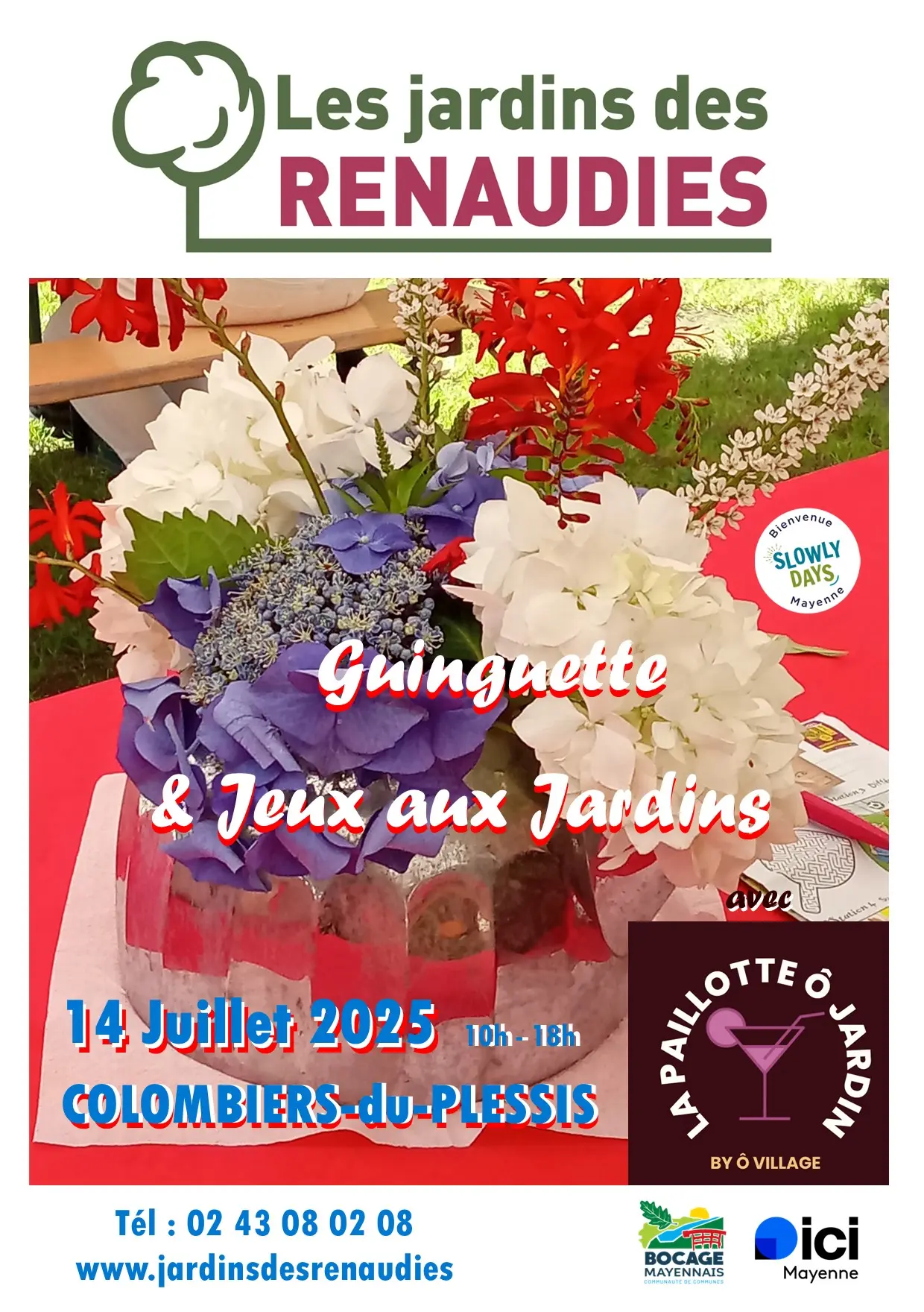 Les Jardins des Renaudies - Guinguette & Jeux aux Jardins - 14 Juillet 2025