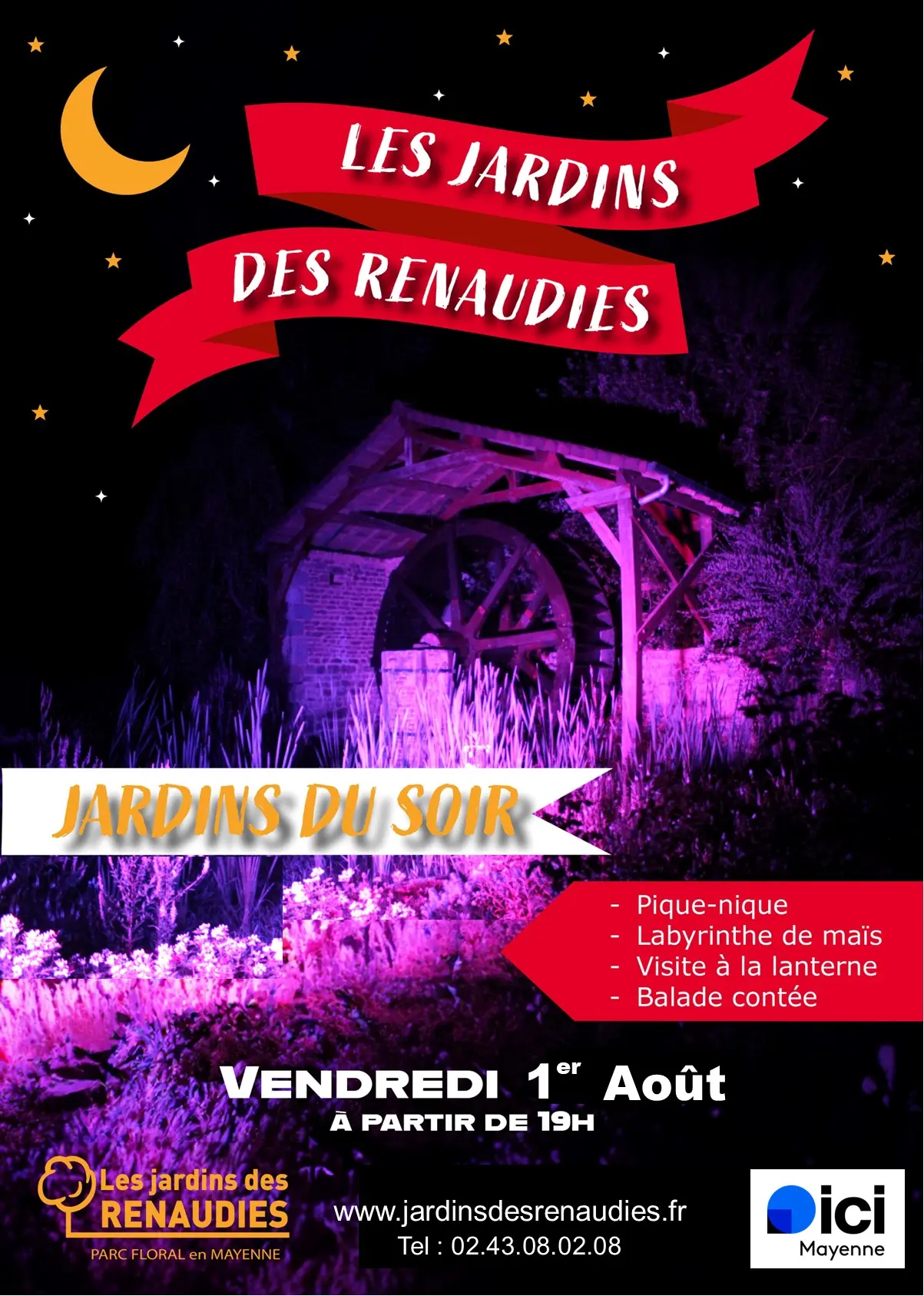 Les Jardins des Renaudies - Jardins du Soir - Vendredi 1er Août 2025