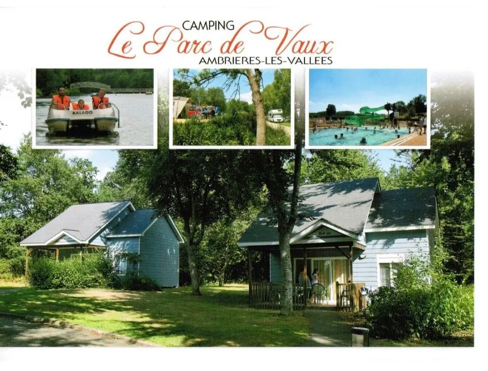 Photo  CARTE POSTALE CAMPING