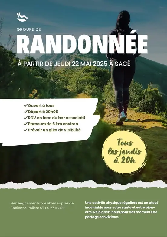 Randonnées fraicheurs Sacé