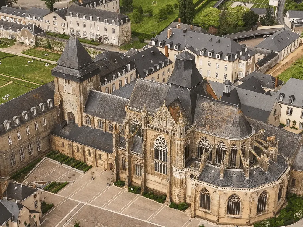 Basilique Notre Dame de l'Épine à Évron en Mayenne