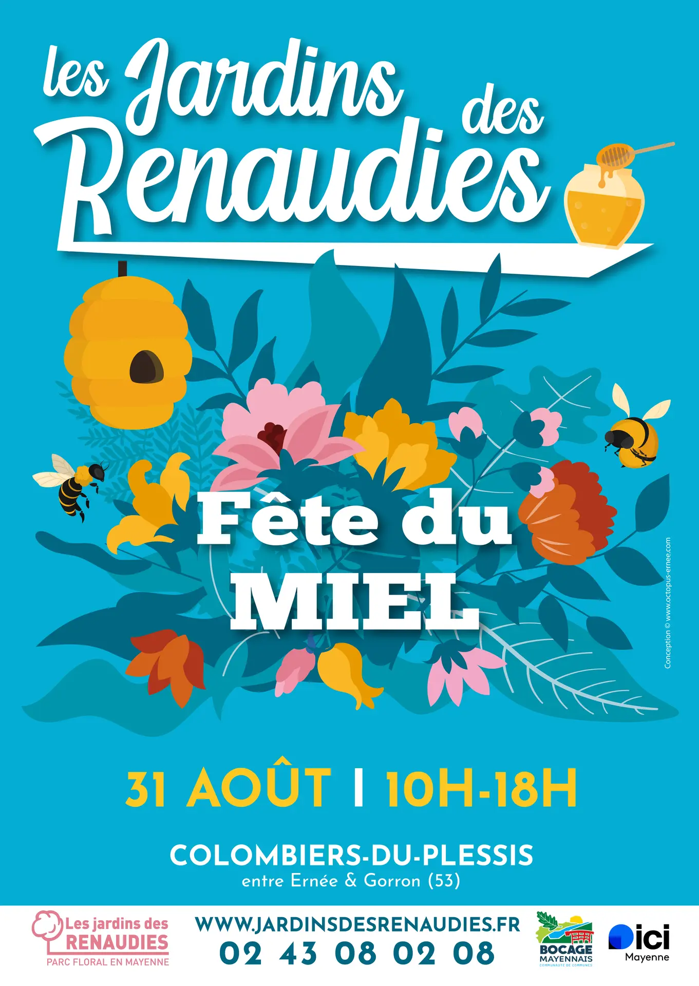 affiche miel 2025