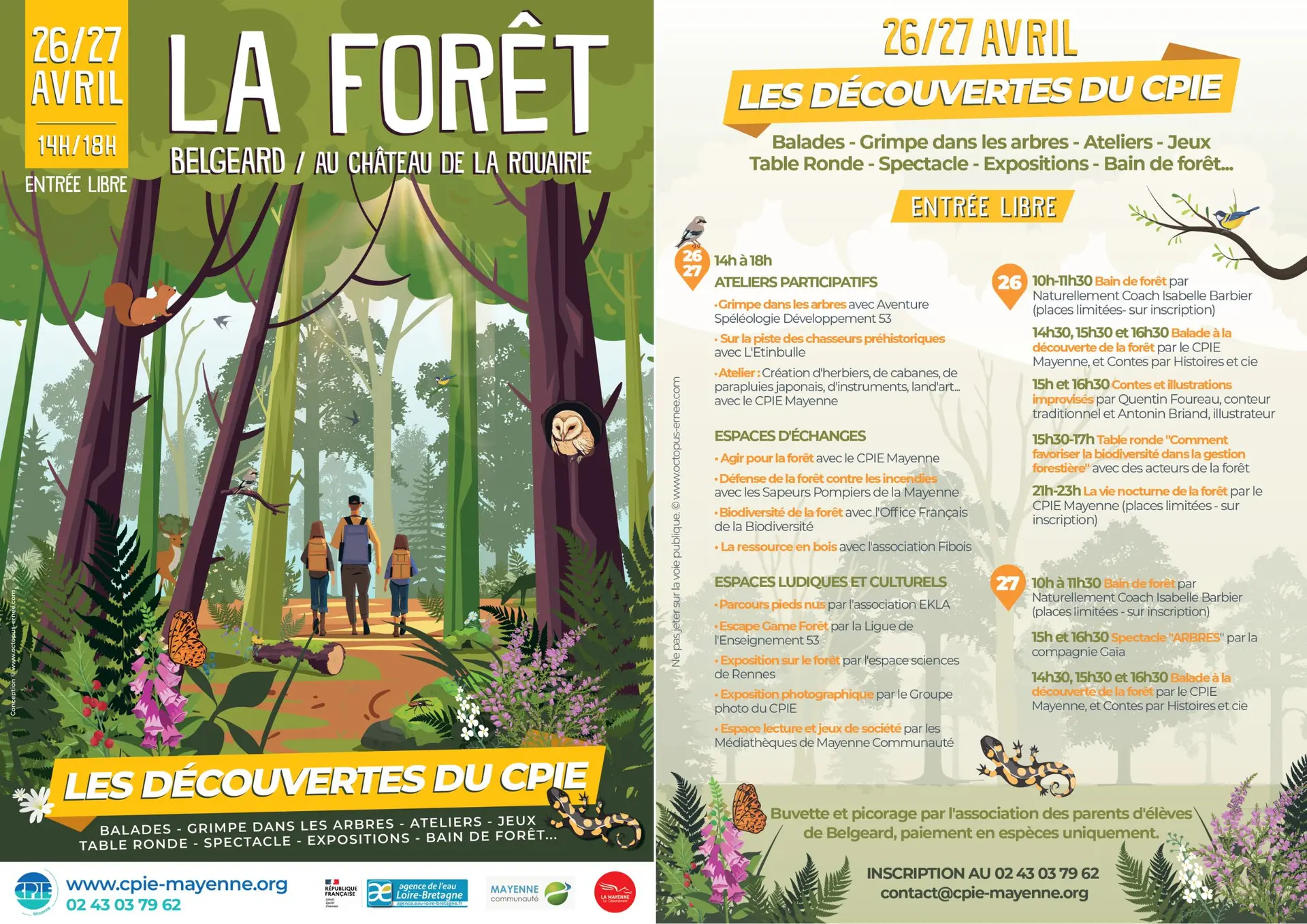 Les découvertes du CPIE 2025 - La Forêt
