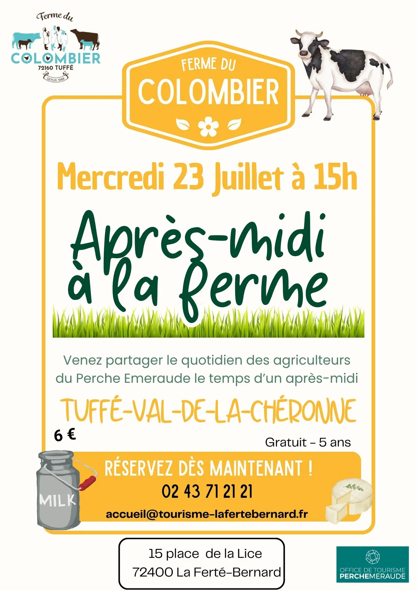 Copie de Affiche Ferme camping - colombier apm
