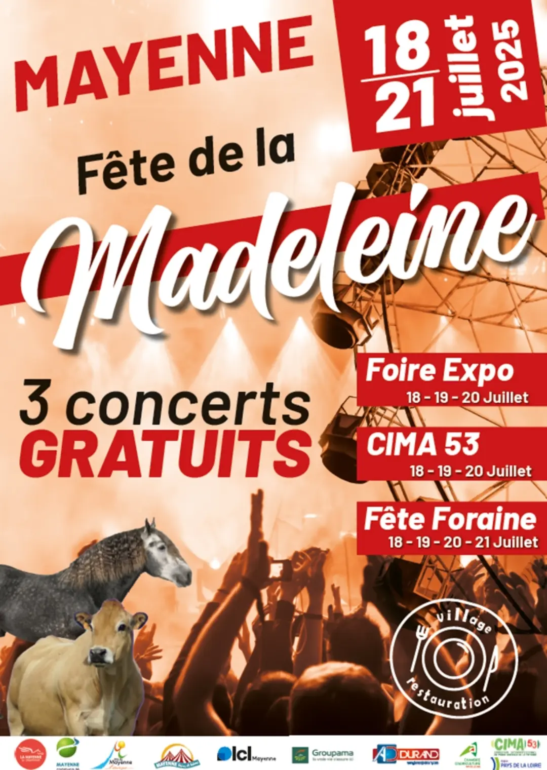 La Madeleine Mayenne 2025