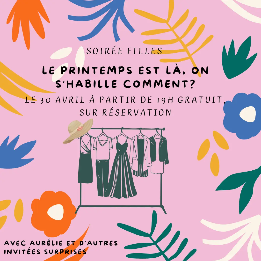 Visuel soirée filles Printemps