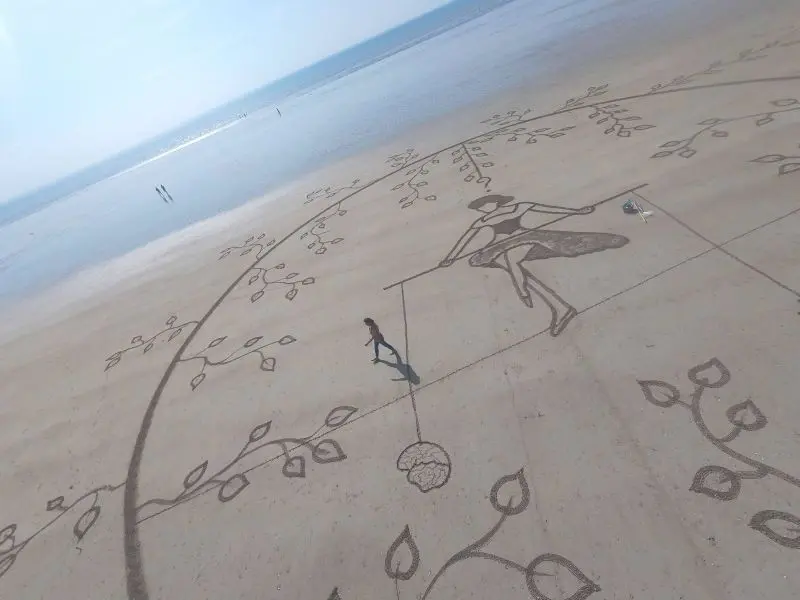 Initiation Beach Art 1-2025