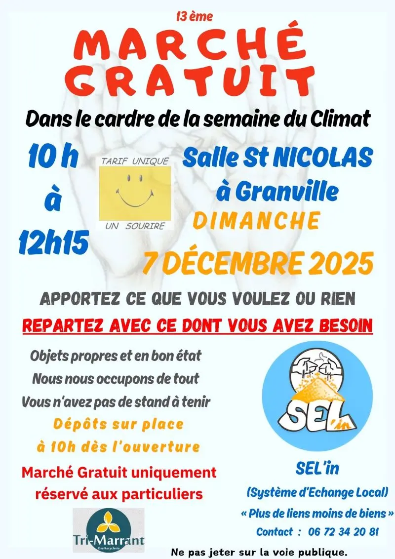 2025-12 Affiche Marché Gratuit