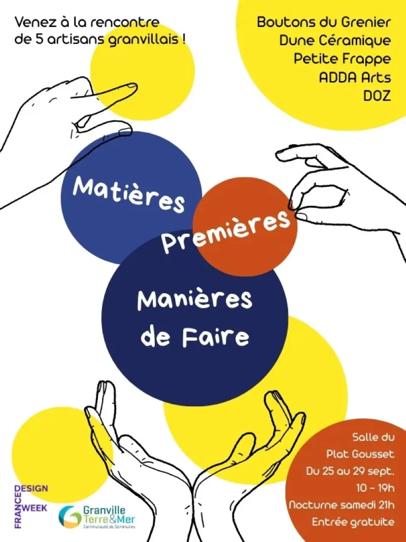 2026 - Affiche Matières premières Manières de faire