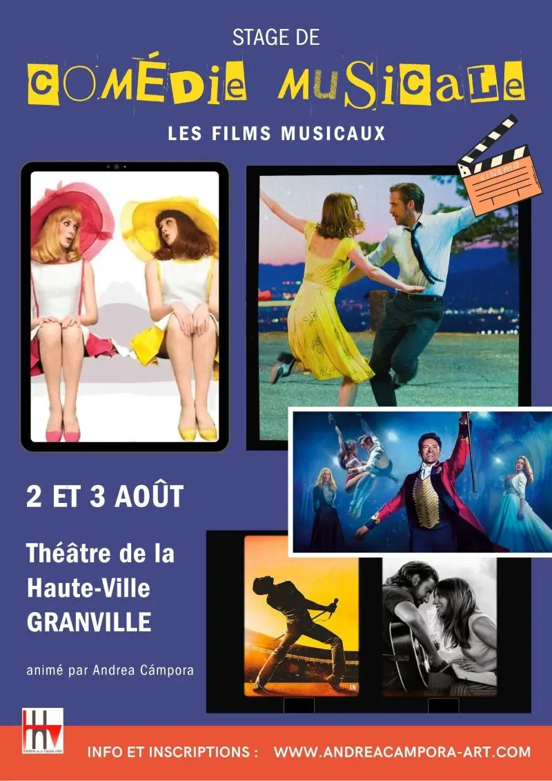 2026 - Affiche Stage de comédie musicale août